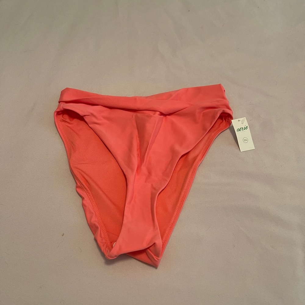Aerie Crossover High Cut Cheeky Bikini Bottom